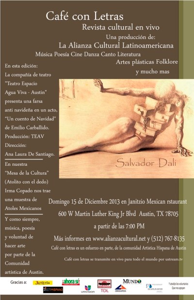 Cafe con Letras Diciembre 2013