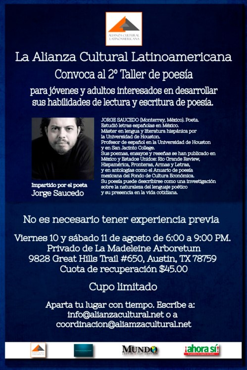 2o. Taller de  Poesia